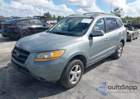 2008 Hyundai Santa Fe Gls z USA, uszkodzony, nr VIN 5NMSG13D88H193390